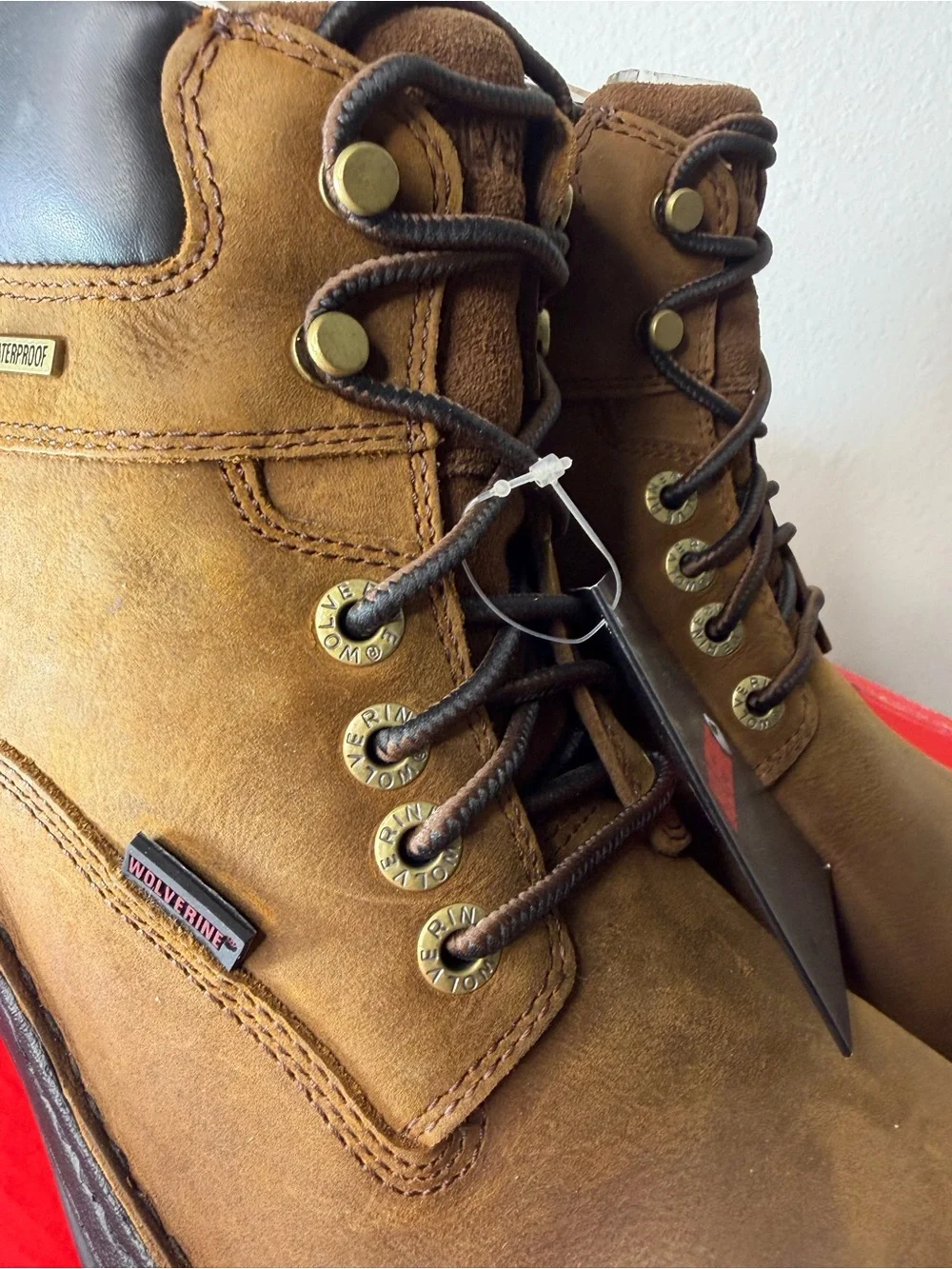 Wolverine Durbin 6” Waterproof Steel Toe Boots Men’s 10M